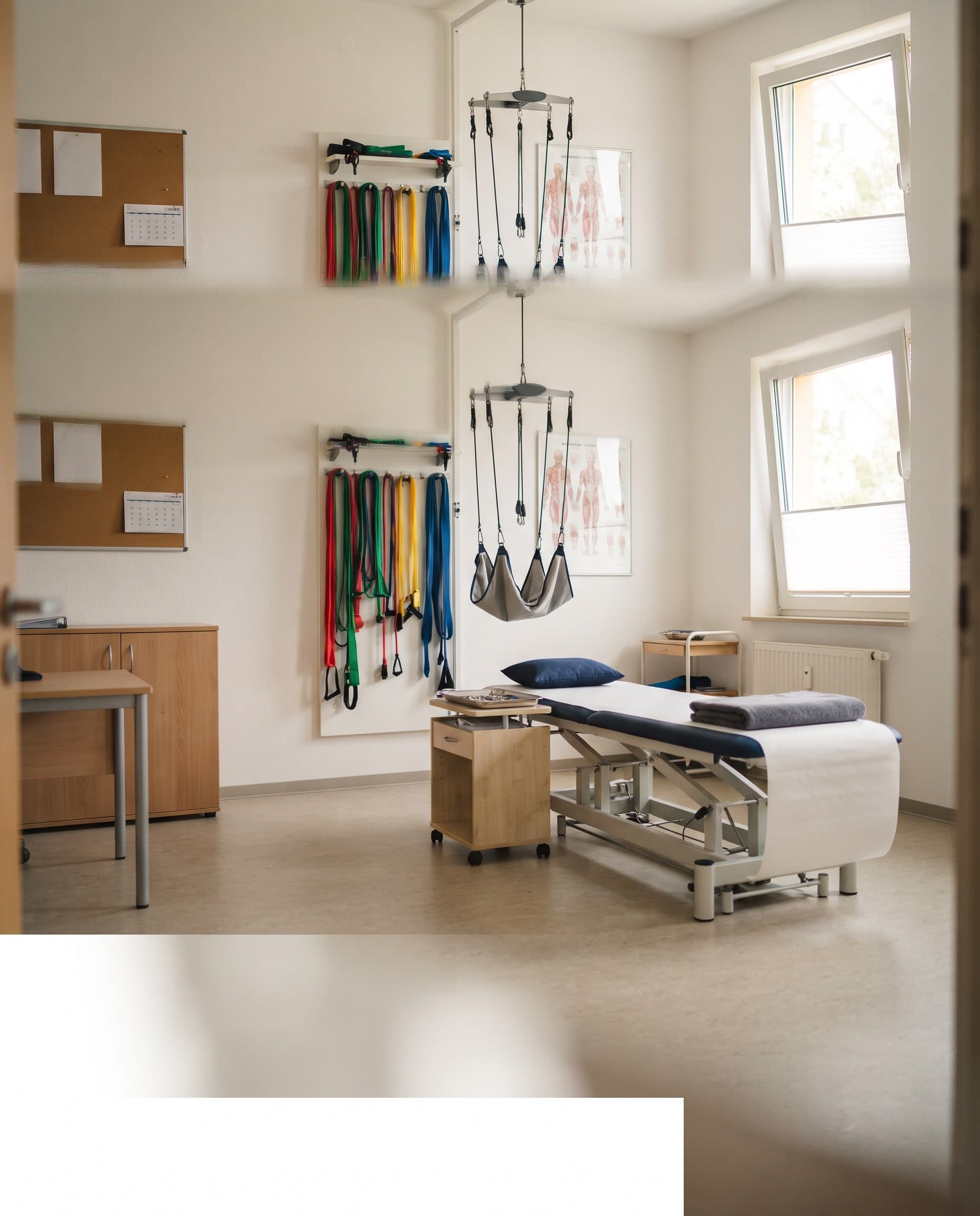 Behandlungsraum in einer Physiotherapiepraxis