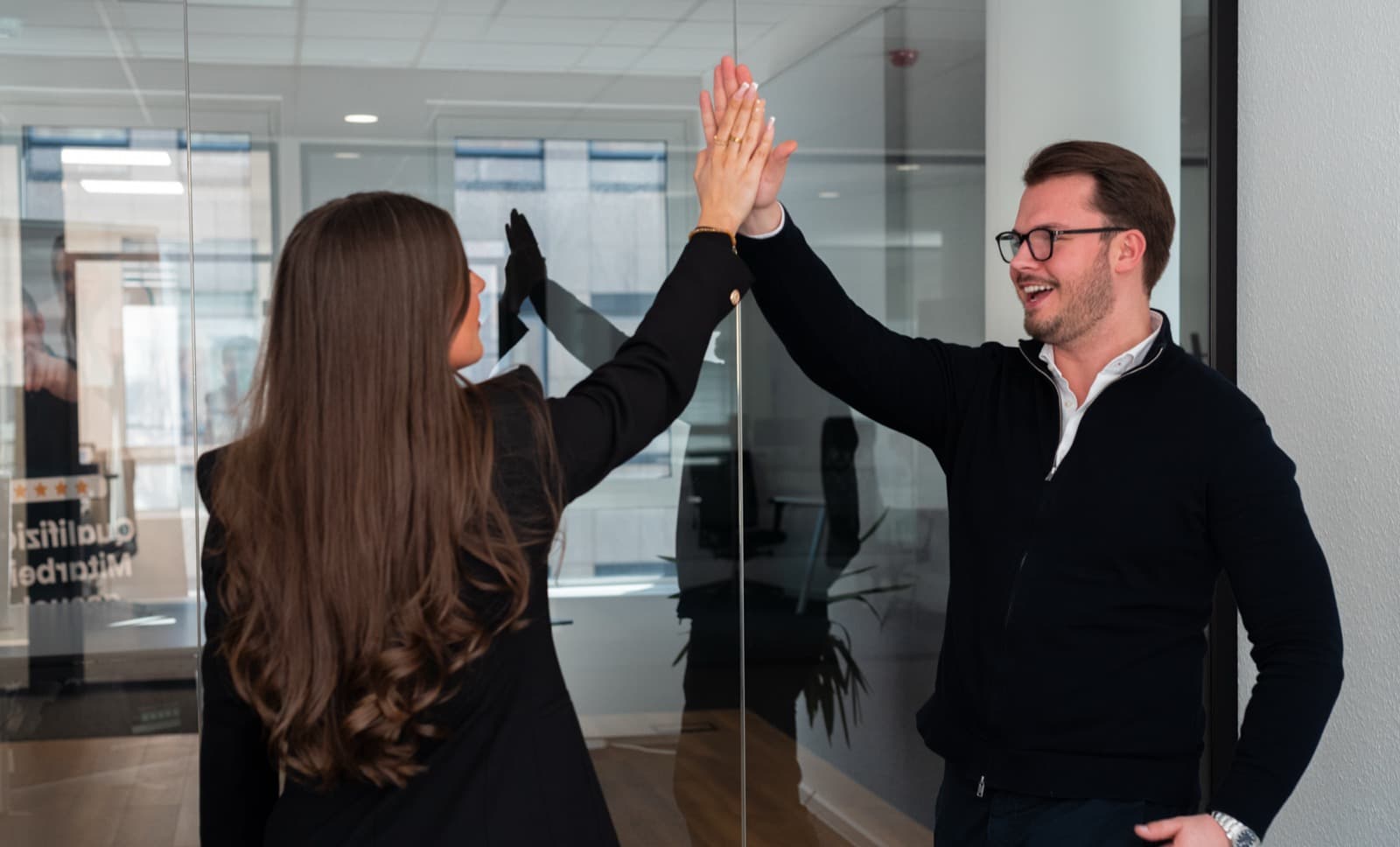 Team von Lippe Personal im Büro am Seestern in Düsseldorf