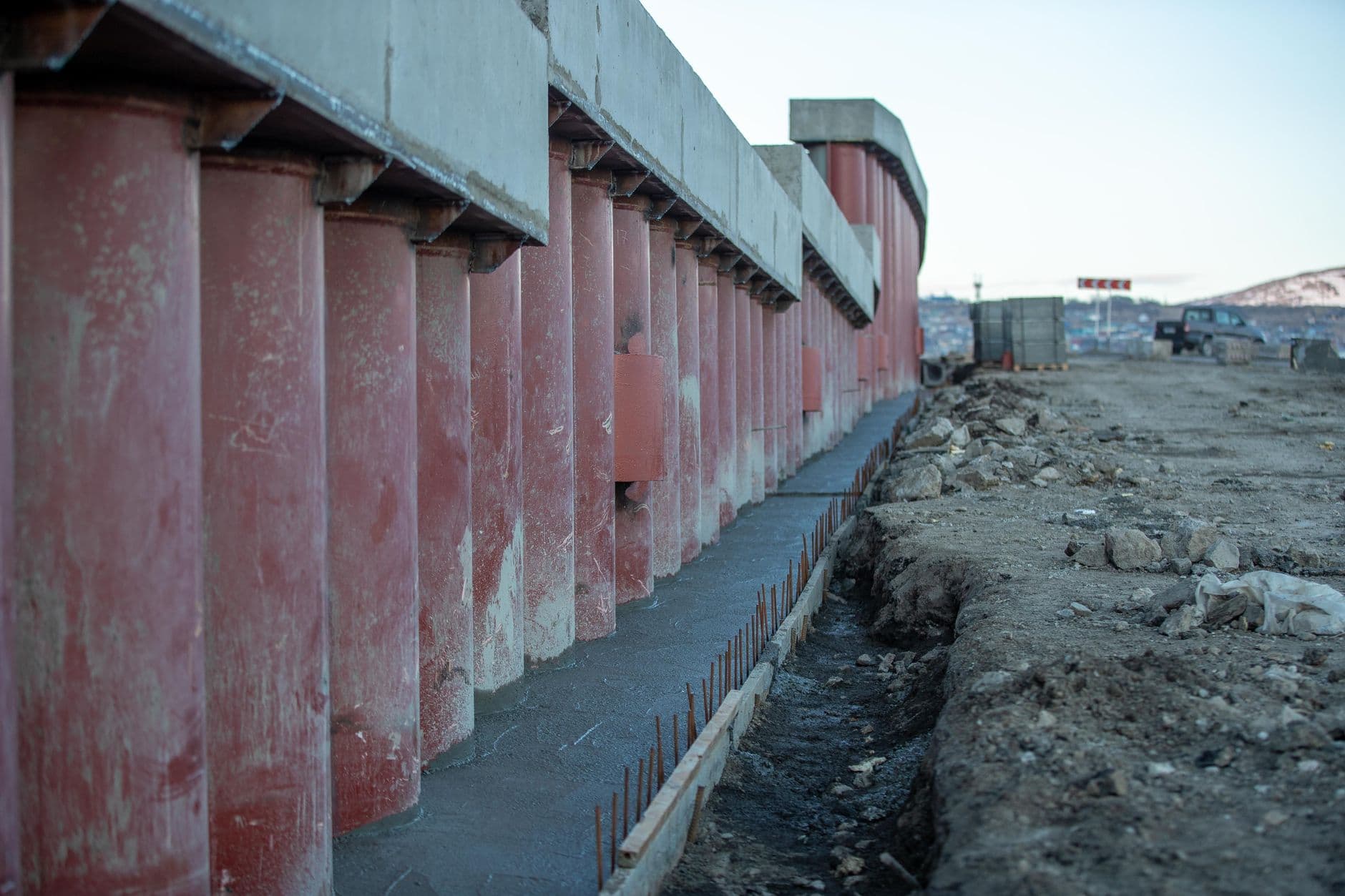 Rohbau einer Baustelle